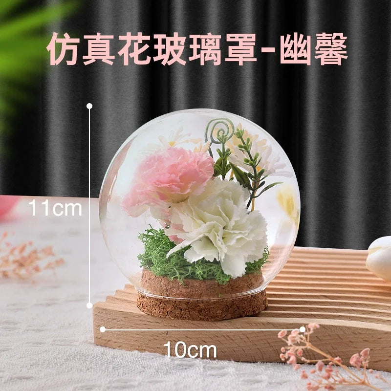 Tinsel Lighted Christmas Snow Globe