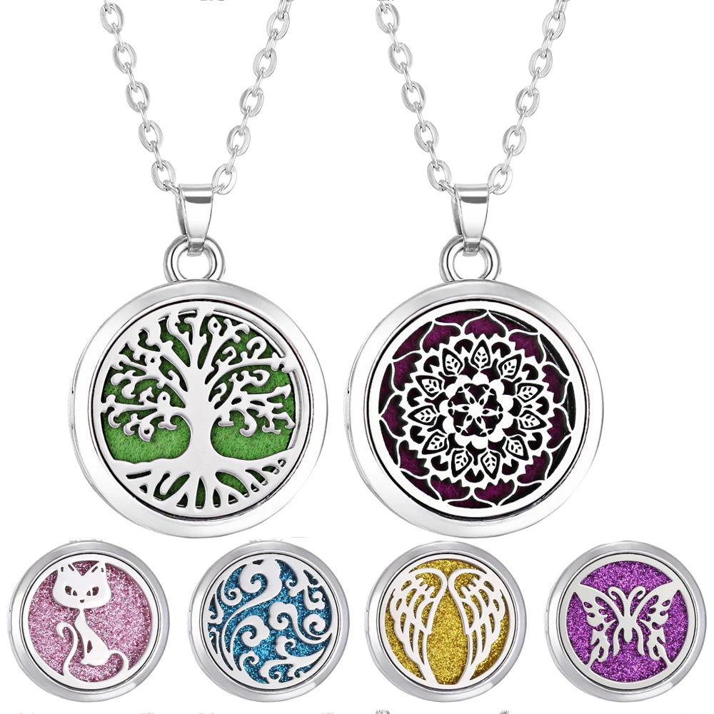 Tinsel Scent Necklace – Aromatherapy Locket Pendant