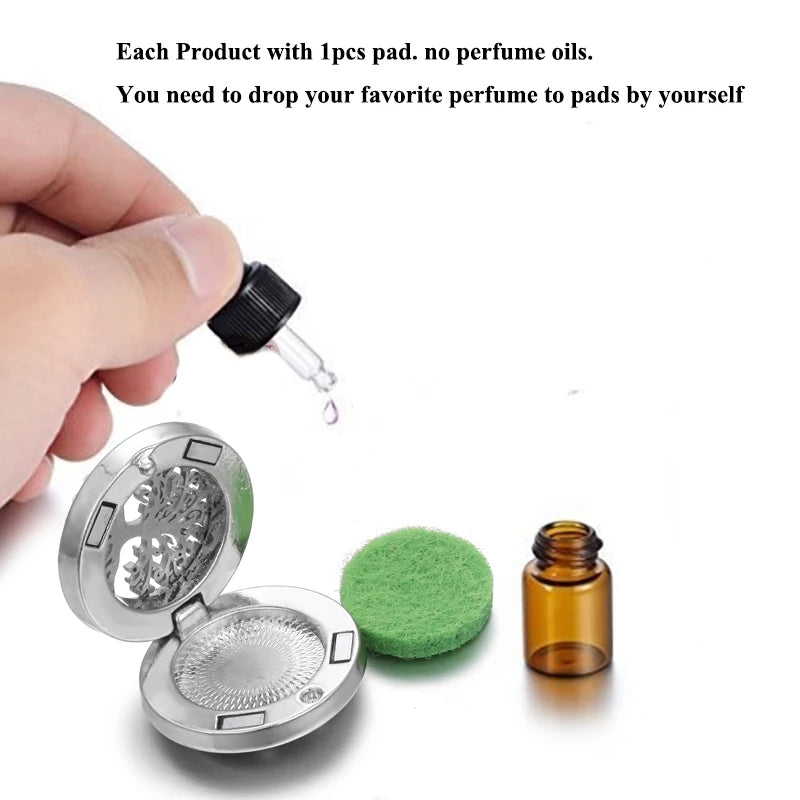 Tinsel Scent Necklace – Aromatherapy Locket Pendant