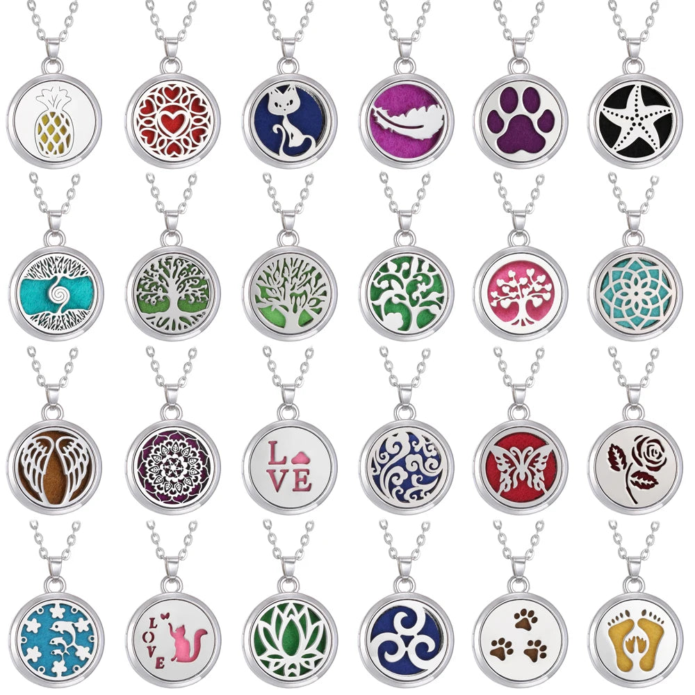 Tinsel Scent Necklace – Aromatherapy Locket Pendant