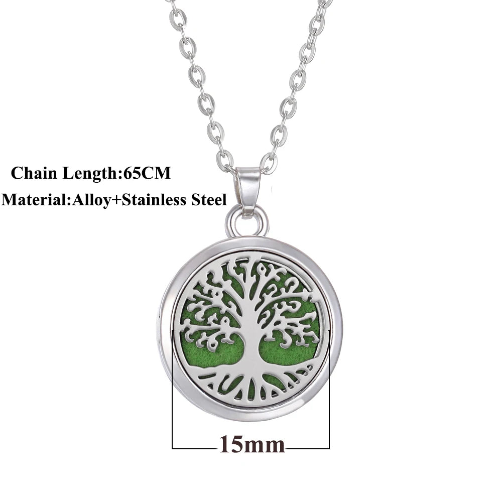 Tinsel Scent Necklace – Aromatherapy Locket Pendant