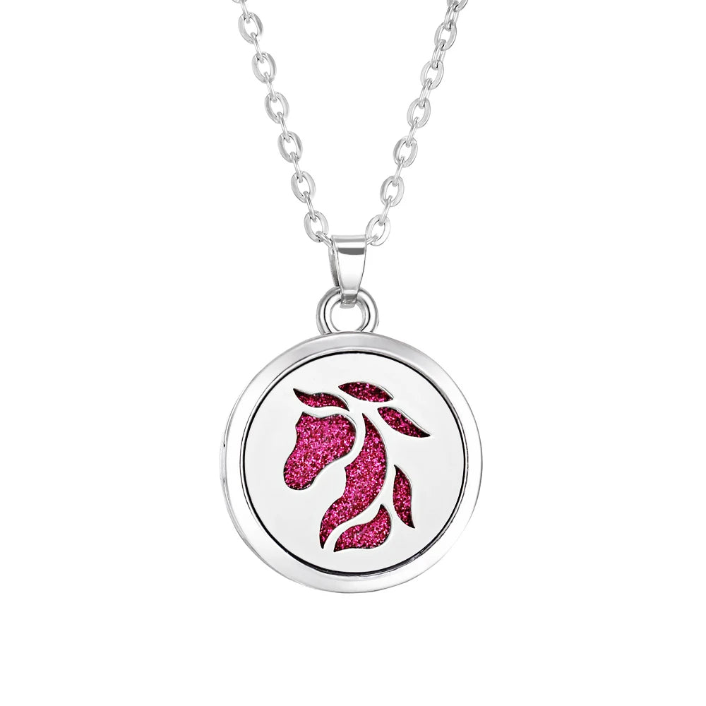 Tinsel Scent Necklace – Aromatherapy Locket Pendant